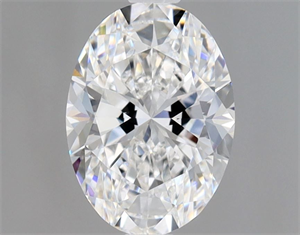 Picture of Natural Diamond 1.01 Carats, Oval with  Cut, D Color, VVS2 Clarity and Certified by GIA