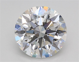Picture of Lab Grown Diamond 3.02 Carats, Round with Excellent Cut, E Color, VS1 Clarity and Certified by GIA