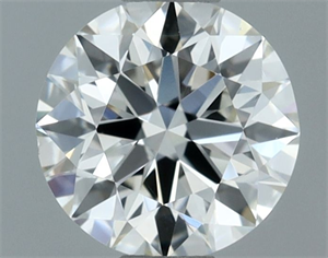 Picture of Natural Diamond 0.60 Carats, Round with Excellent Cut, H Color, VS1 Clarity and Certified by IGI