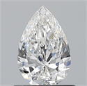 Natural Diamond 0.70 Carats, Pear with  Cut, E Color, VS1 Clarity and Certified by GIA