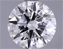 Lab Grown Diamond 1.43 Carats, Round with Ideal Cut, E Color, SI1 Clarity and Certified by IGI