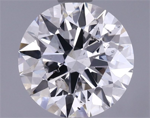 Picture of Lab Grown Diamond 1.43 Carats, Round with Ideal Cut, E Color, SI1 Clarity and Certified by IGI