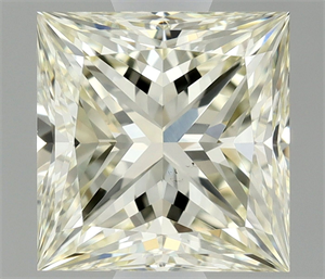 Picture of Natural Diamond 1.01 Carats, Princess with  Cut, L Color, VS1 Clarity and Certified by IGI