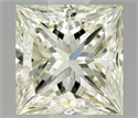Natural Diamond 1.01 Carats, Princess with  Cut, L Color, VS1 Clarity and Certified by IGI