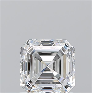 Picture of Natural Diamond 1.01 Carats, Asscher with  Cut, F Color, VS2 Clarity and Certified by GIA