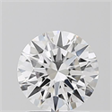 Lab Grown Diamond 1.41 Carats, Round with Ideal Cut, D Color, VVS2 Clarity and Certified by IGI