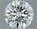 Natural Diamond 0.80 Carats, Round with Excellent Cut, F Color, VS1 Clarity and Certified by IGI