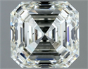 Natural Diamond 1.50 Carats, Asscher with  Cut, I Color, SI1 Clarity and Certified by IGI