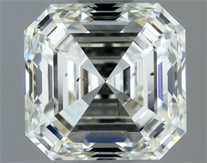 Picture of Natural Diamond 1.50 Carats, Asscher with  Cut, I Color, SI1 Clarity and Certified by IGI