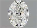 Diamante Natural 0.52 quilates, Ovalado , Color F, claridad VVS2 y certificado GIA