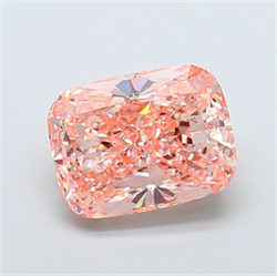 Picture of Lab Grown Diamond 4.31 Carats, CUSHION MODIFIED with  Cut, Fancy Intense Pink Color, VS1 Clarity and Certified by IGI