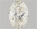 Natural Diamond 1.02 Carats, Oval with  Cut, J Color, SI2 Clarity and Certified by GIA