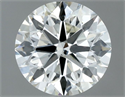 Natural Diamond 0.70 Carats, Round with Excellent Cut, I Color, SI1 Clarity and Certified by IGI