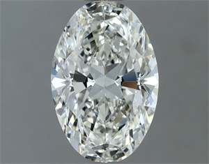 Picture of Natural Diamond 1.01 Carats, Oval with  Cut, H Color, IF Clarity and Certified by IGI