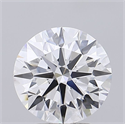 Lab Grown Diamond 3.41 Carats, Round with Ideal Cut, E Color, VS1 Clarity and Certified by IGI
