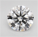 Lab Grown Diamond 1.04 Carats, Round with Ideal Cut, E Color, IF Clarity and Certified by IGI