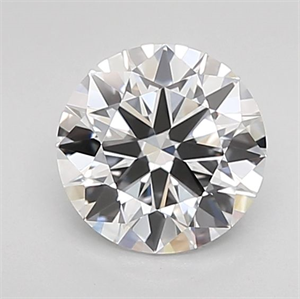 Picture of Lab Grown Diamond 1.04 Carats, Round with Ideal Cut, E Color, IF Clarity and Certified by IGI
