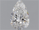 Natural Diamond 0.41 Carats, Pear with  Cut, E Color, VVS2 Clarity and Certified by GIA