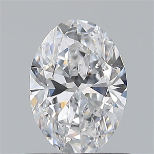 Picture of Natural Diamond 0.60 Carats, Oval with  Cut, D Color, VVS1 Clarity and Certified by GIA