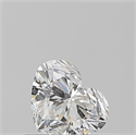 Natural Diamond 0.50 Carats, Heart with  Cut, H Color, VS2 Clarity and Certified by GIA