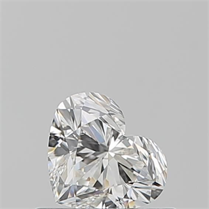 Picture of Natural Diamond 0.50 Carats, Heart with  Cut, H Color, VS2 Clarity and Certified by GIA