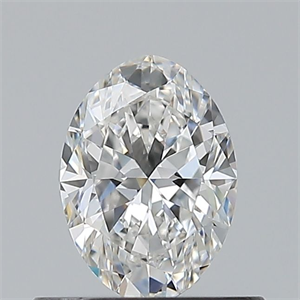 Picture of Natural Diamond 0.50 Carats, Oval with  Cut, F Color, VVS2 Clarity and Certified by GIA