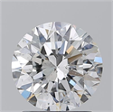Natural Diamond 1.70 Carats, Round with Excellent Cut, G Color, SI2 Clarity and Certified by GIA