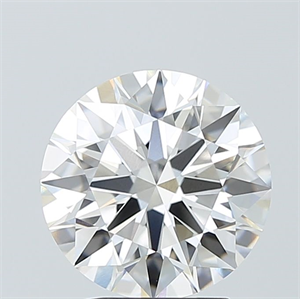 Picture of Lab Grown Diamond 3.05 Carats, Round with Ideal Cut, F Color, VVS2 Clarity and Certified by IGI