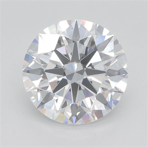 Picture of Lab Grown Diamond 3.59 Carats, Round with Excellent Cut, D Color, VVS1 Clarity and Certified by GIA