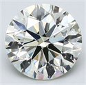 Diamante Natural 2.71 quilates, Redondo , Color M, claridad VVS2 y certificado GIA