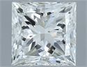 Diamante Natural 0.54 quilates, Princesa , Color H, claridad SI1 y certificado GIA