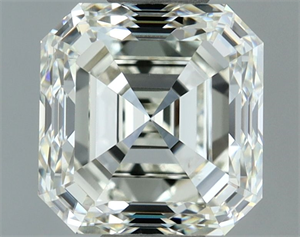 Picture of Natural Diamond 1.51 Carats, Asscher with  Cut, J Color, VS1 Clarity and Certified by IGI