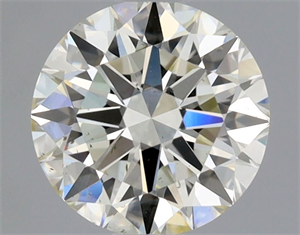 Picture of Natural Diamond 0.70 Carats, Round with Excellent Cut, L Color, VS2 Clarity and Certified by GIA