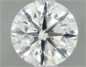 Natural Diamond 0.70 Carats, Round with Excellent Cut, G Color, IF Clarity and Certified by GIA