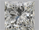 Natural Diamond 1.51 Carats, Princess with  Cut, K Color, VS1 Clarity and Certified by GIA
