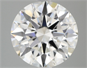 Lab Grown Diamond 3.39 Carats, Round with Ideal Cut, E Color, VVS2 Clarity and Certified by IGI