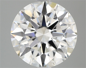 Picture of Lab Grown Diamond 3.39 Carats, Round with Ideal Cut, E Color, VVS2 Clarity and Certified by IGI