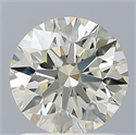 Natural Diamond 1.28 Carats, Round with Excellent Cut, M Color, IF Clarity and Certified by GIA