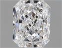 Natural Diamond 1.01 Carats, Radiant with  Cut, D Color, SI2 Clarity and Certified by HRD