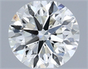 Natural Diamond 0.46 Carats, Round with Very Good Cut, H Color, VS1 Clarity and Certified by IGI