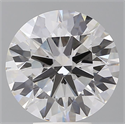 Lab Grown Diamond 5.55 Carats, Round with Ideal Cut, E Color, VS1 Clarity and Certified by IGI