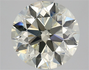 Foto Diamante Natural 2.51 quilates, Redondo , Color N, claridad SI1 y certificado GIA de