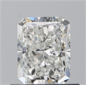 Natural Diamond 0.71 Carats, Radiant with  Cut, H Color, VS2 Clarity and Certified by GIA