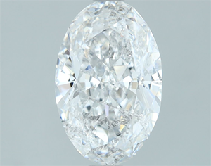 Picture of Natural Diamond 1.51 Carats, Oval with  Cut, E Color, I1 Clarity and Certified by IGI