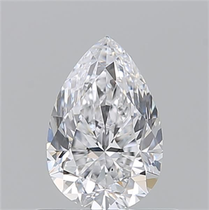 Picture of Natural Diamond 0.70 Carats, Pear with  Cut, D Color, SI1 Clarity and Certified by GIA