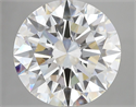 Lab Grown Diamond 6.02 Carats, Round with Excellent Cut, E Color, VVS2 Clarity and Certified by IGI