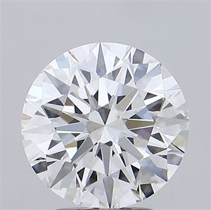 Picture of Lab Grown Diamond 3.51 Carats, Round with Ideal Cut, E Color, VVS1 Clarity and Certified by IGI
