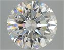 Del inventario de diamantes de laboratorio, 4.08 quilates, Redondo , Color H, claridad VS1 y certificado IGI