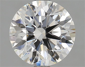 Picture of Lab Grown Diamond 2.34 Carats, Round with Excellent Cut, D Color, VVS2 Clarity and Certified by GIA