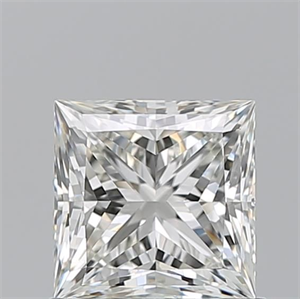 Picture of Natural Diamond 1.06 Carats, Princess with  Cut, H Color, VS2 Clarity and Certified by IGI